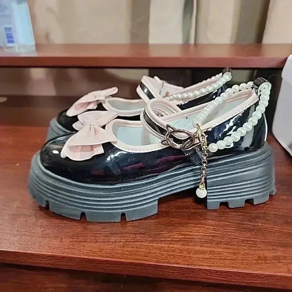 Women's Fashionable Comfortable Kawaii Outdoor Wedge & Thick Sole Single Shoes. - Picture 12 of 16